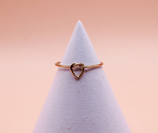 Heart Twist Ring