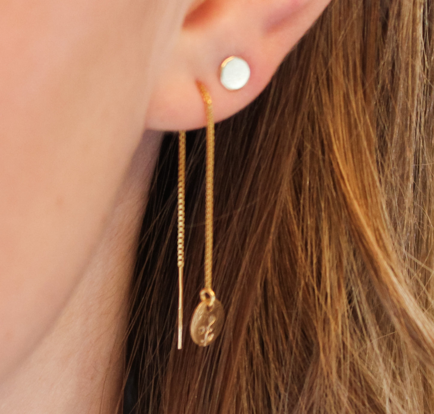 Custom Gold-Filled Threader Earrings