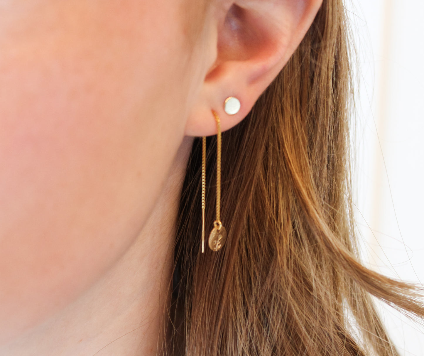 Custom Gold-Filled Threader Earrings