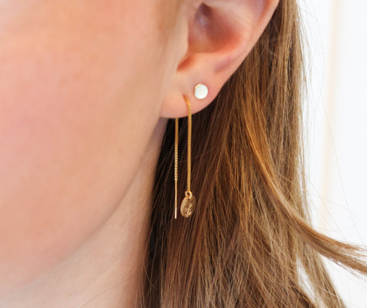 Custom Gold-Filled Threader Earrings