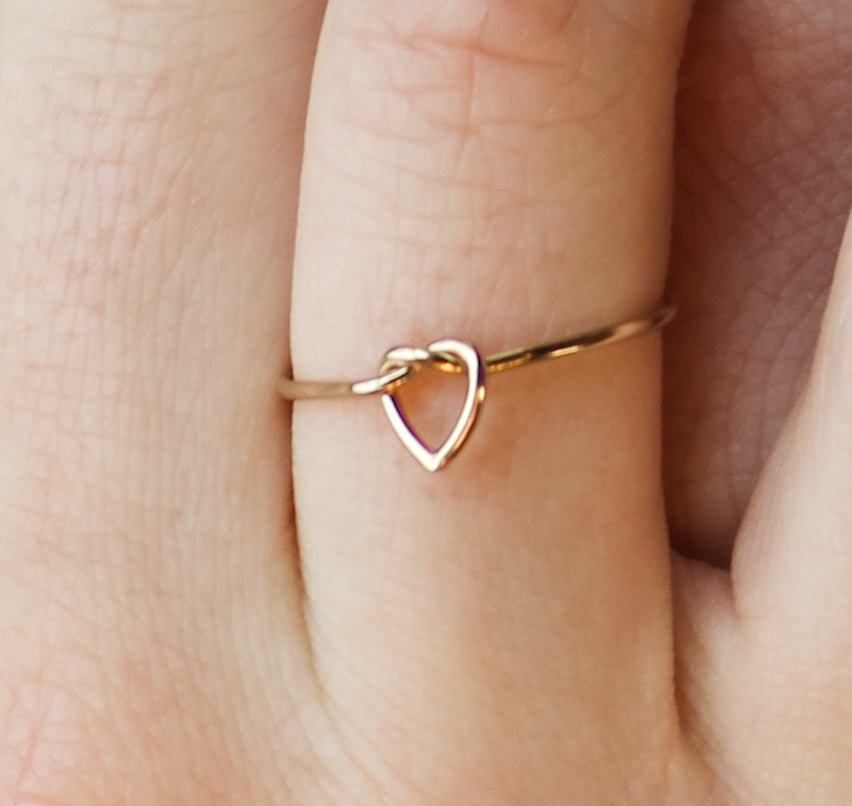 Heart Twist Ring