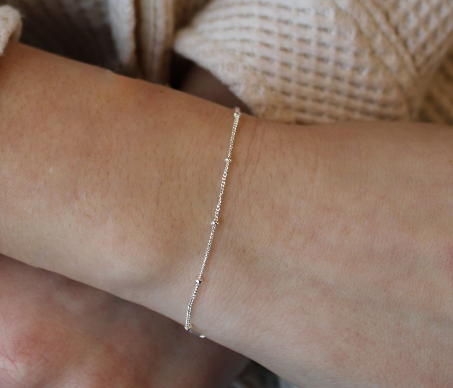 Sterling Silver Satellite Bracelet