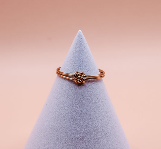 Double Love Knot Ring