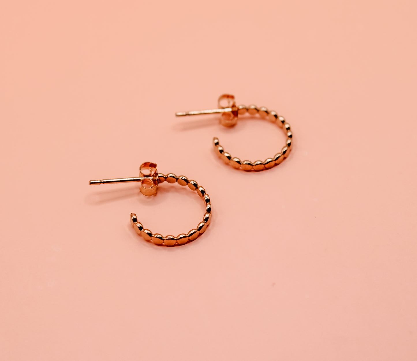 Dot Huggie Earrings