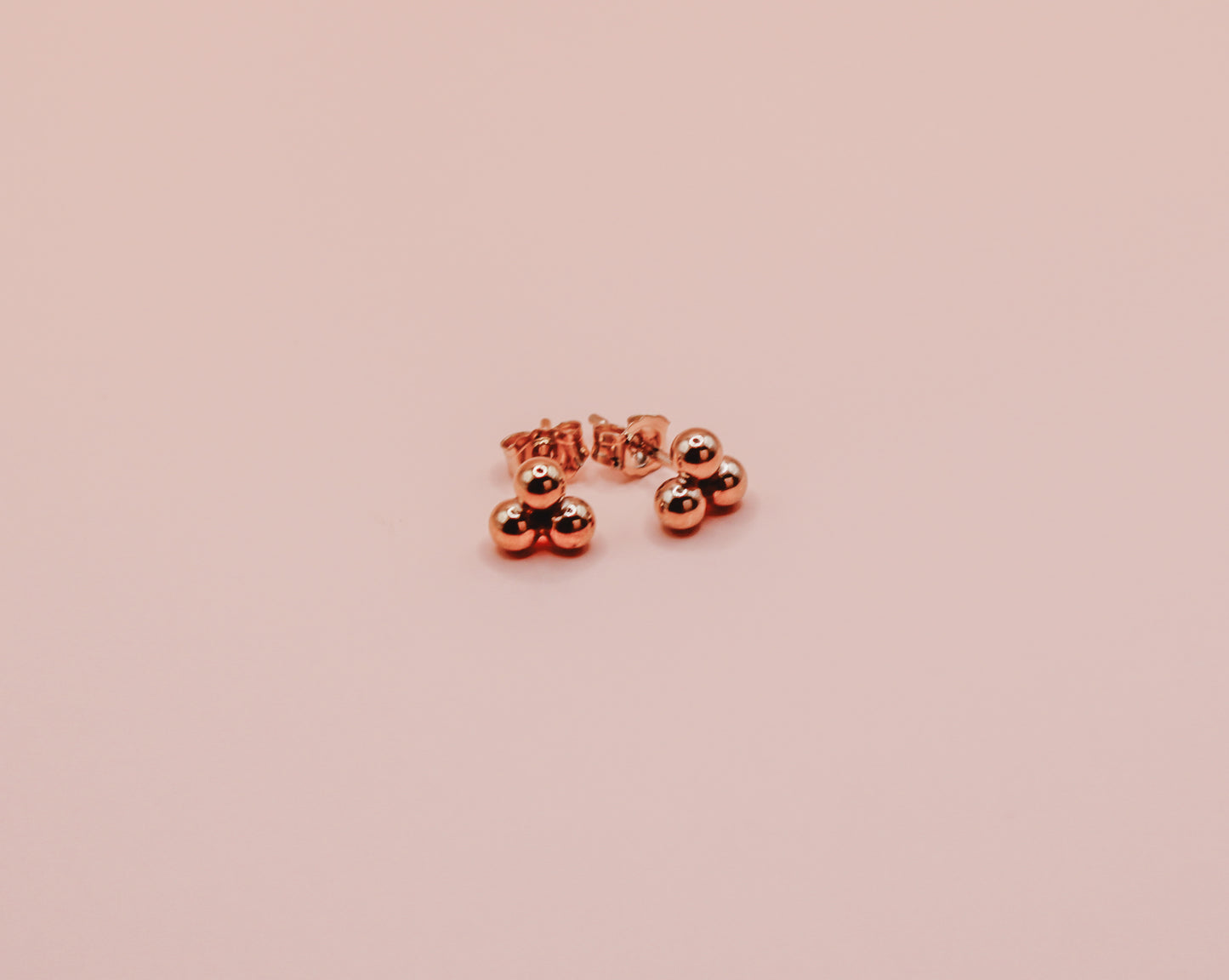 Bubble Triangle Studs