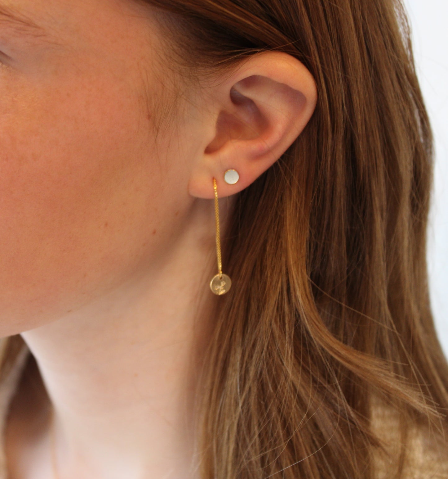 Custom Gold-Filled Threader Earrings