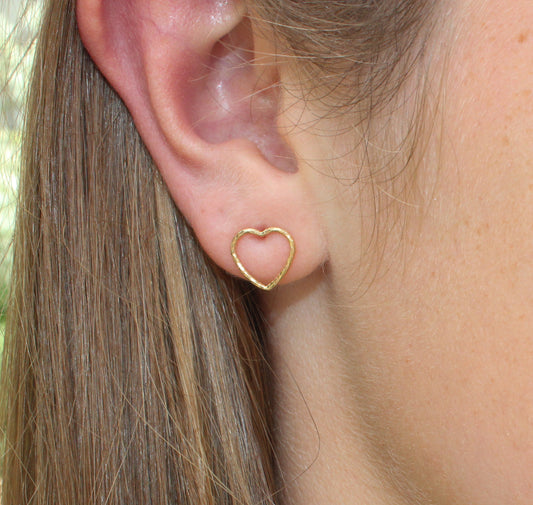 Sparkle Heart Earrings